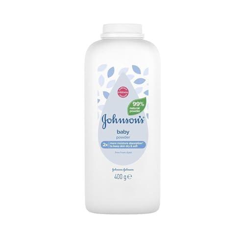JOHNSON'S Johnson's Baby - Polvo natural 400 g, 400 unidades (paquete de 1)