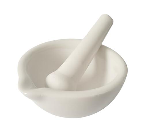Mortero de cerámica con mortero B-Ware 10 cm diámetro 4,5 cm altura