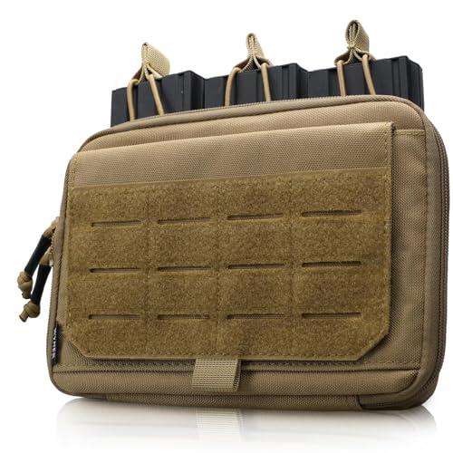 WYNEX Molle - Bolsa Táctica de Administración Estilo Canguro Con Tira de Cremallera y Tira Modular EDC Para Organizador Médico - Parche de Fijación Incluido