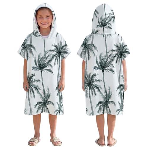LOMTRATS Poncho de surf de microfibra de secado rápido, toalla envolvente, albornoz, sudadera con capucha para adultos, hombres, mujeres o familias, para natación, playa, surf, buceo, baño en casa