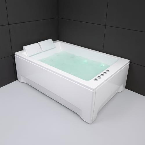 SPALINA KENSHO Duo - Wave Bañera de hidromasaje Doble L. 180 x l. 120 cm