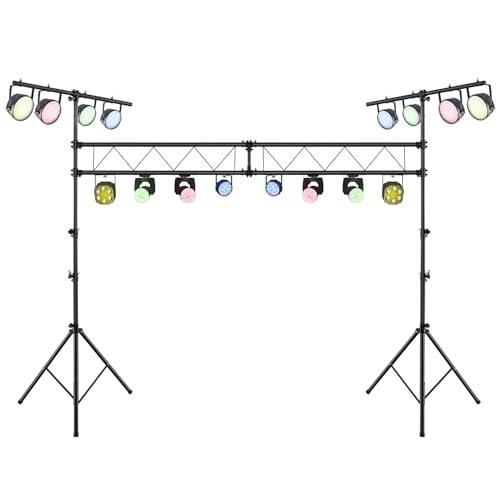 Iluminación profesional para eventos: análisis del soporte de altura ajustable