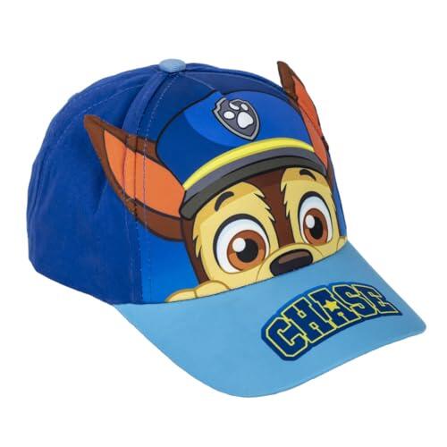 Cerdá Gorra Infantil de la Patrulla Canina - Color Azul - Medida de 53 cm - Elaborada con Algodón y Poliéster - Forma de Chase - Producto Original Diseñado en España