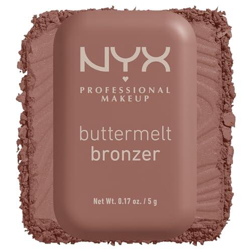 NYX Professional Makeup Buttermelt Bronzer, Polvos de Bronceado, Hasta 12H de Duración, No Mancha, No Transfiere, Tono: Butta Biscuit, 5 g