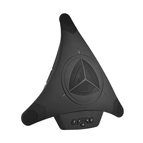 FUNFANG Micrófono de conferencia micrófono de reunión usb Conferencia de alta potencia Micrófono condensador omnidireccional Micrófono Altavoz USB Plug & Play 360° Recogida de audio para reuniones de