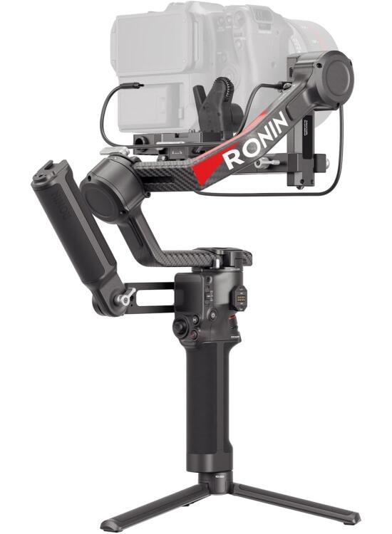 Pack dji RS 4 Pro, estabilizador en 3 Ejes para cámaras DSLR y de Cine Canon/Sony/Panasonic/Nikon/Fujifilm, con grabación Vertical nativa, Carga útil de 4.5 kg, transmisor de Imagen y Motor Focus Pro