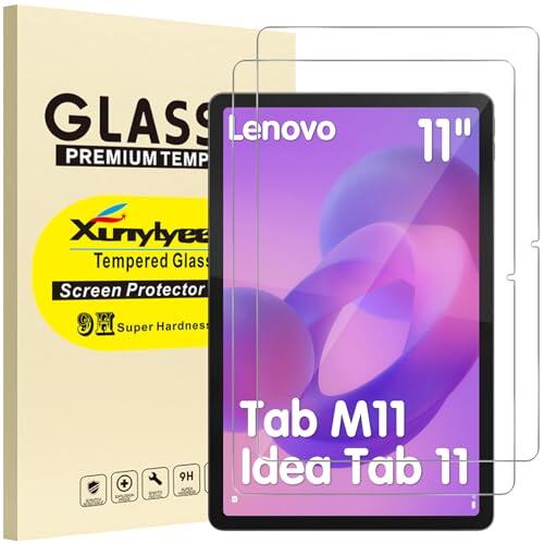 XunyLyee 2 Piezas, Protector Pantalla para Lenovo Idea Tab 11" 2025/ Lenovo Tab M11 2024 Cristal Templado Film