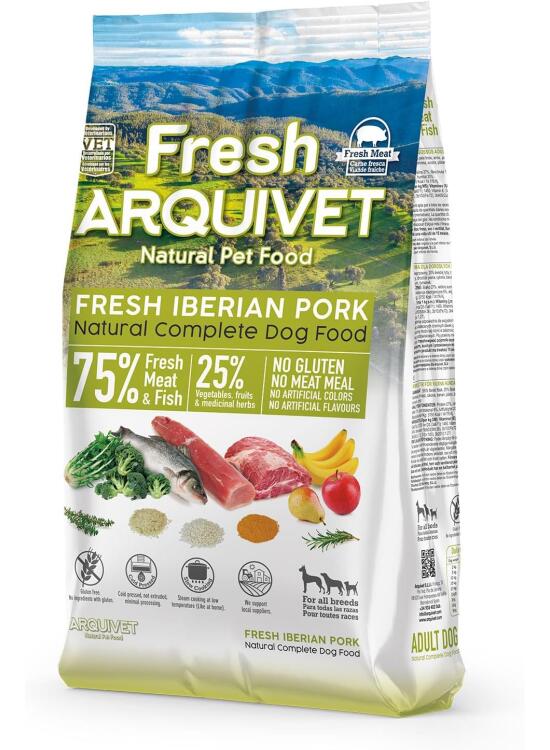 Arquivet Fresh Iberian Pork 2,5Kg - Pienso Semihúmedo