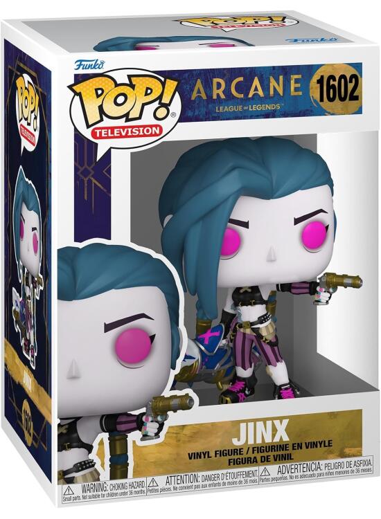 Funko Pop! TV: Arcane LOL - Jinx - Arcane: League of Legends - Figura de Vinilo Coleccionable - Idea de Regalo- Mercancia Oficial - Juguetes para Niños y Adultos - TV Fans