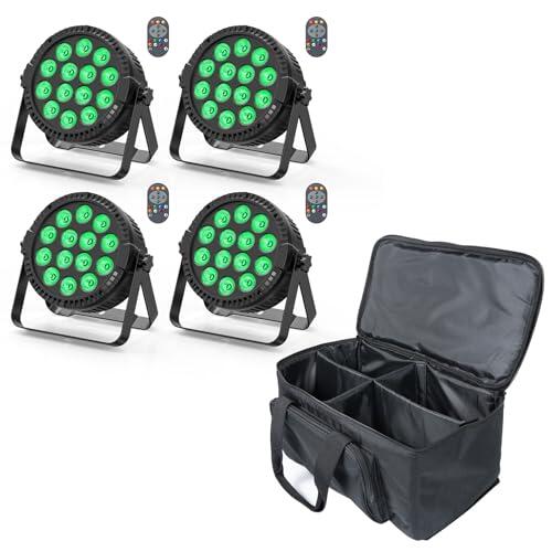 Iluminación Profesional para Escenarios: Análisis del Set HOLDLAMP 84W RGBW