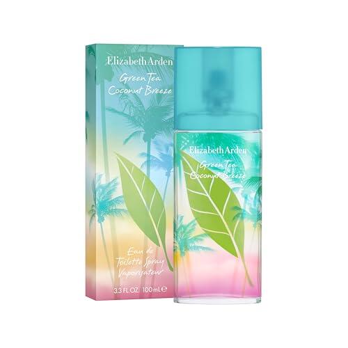 Elizabeth Arden - Green Tea Coconut Breeze, Eau de Toilette, Perfume Vibrante y Energizante con Aroma a coco - 100 ml
