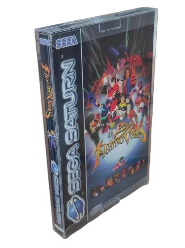 Link-e : 10 X Funda Protectora de Plastico Compatible con Caja de Juego SEGA Saturn Console