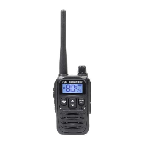 Portable Radio Station PNI PMR R45 Pro 446MHz, 0.5W, 99 programmable Channels, 16 PMR and 38 CTCSS and 104 DCS Tones, 5-Level Squelch, VOX, Tot, BCL, Scan, Roger Beep