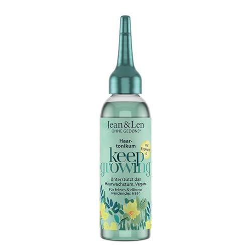 Jean & Len Tónico capilar de romero, estimula el crecimiento del cabello, no engrasa, previene la caída del cabello, tónico para el cuero cabelludo, sin parabenos ni siliconas, vegano, 75 ml