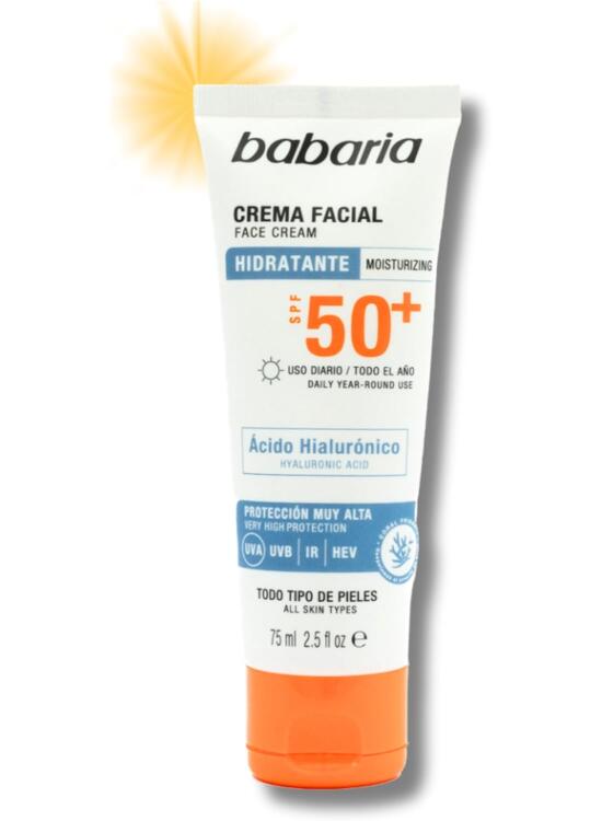 Innovación en Cuidado Facial: Protección SPF 50+ y Ácido Hialurónico