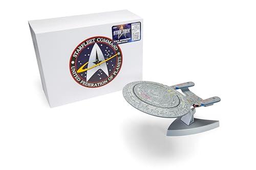 Corgi CC96611 Star Trek, USS Enterprise NCC-1701-D (La próxima generación), Licencia de película de TV y Modelo Coleccionable Fundido a presión para Eventos