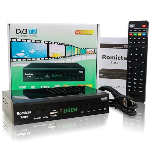 Actualiza tu televisor antiguo a TDT HD con el decodificador Romicta DVB-T2