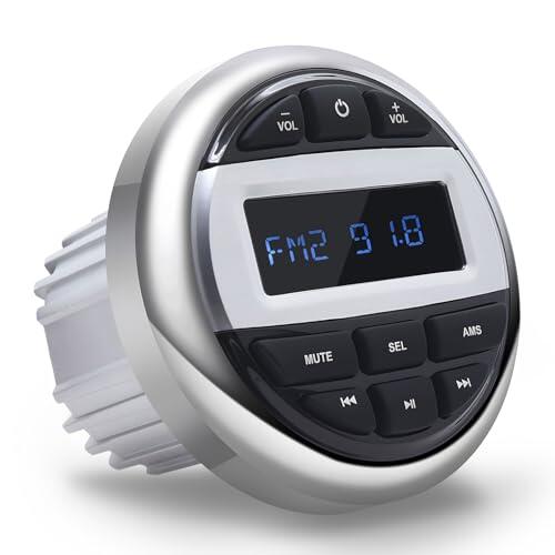 Geloo Marine Radio Stereo Reproductor de MP3 FM/Am Radio Receptor