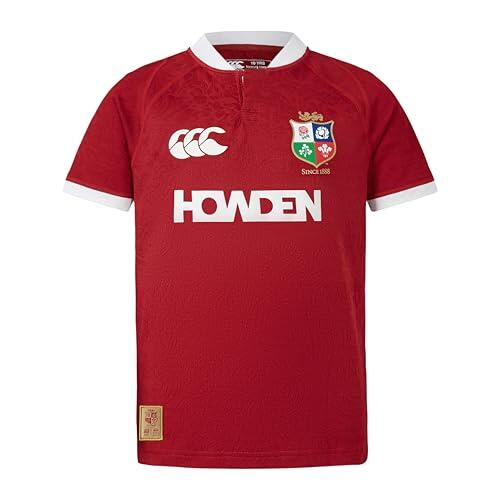 Canterbury of New Zealand - British and Irish Lions Replica, Camisa Niños Unisex, Red Dahlia,