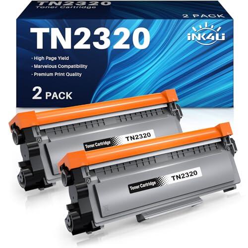 INK4U TN2320 Tóner Compatible con Brother TN2320 para Brother HL-L2300D HL-L2340DW DCP-L2520DW DCP-L2500D DCP-L2540DN MFC-L2720DW MFC-L2740DW MFC-L2700DW