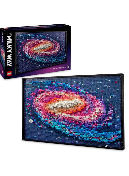 Un Viaje Cósmico en Bloques: Análisis del Set LEGO Art Vía Láctea