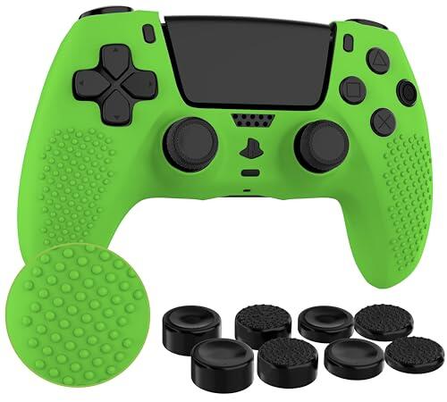 Protege tu mando de PS5 con la funda de silicona MyGadget Verde