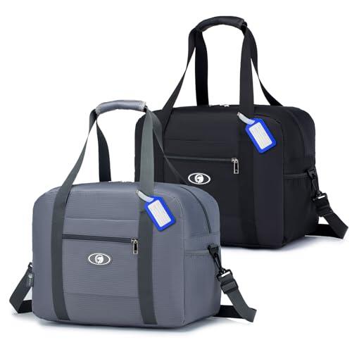 SPAHER Bolsa de Viaje 40x30x20 Ryanair Wizzair Equipaje de Mano Vueling 25L Bolsa Cabina Impermeable Bolso de Mano Avion Maternidad Hospital Fin para Deporte Gimnasio Travel Cabin Bag