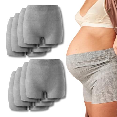 WE ARE MAMMAS Bragas Postparto Desechables Maternidad Alta Sujecion Transpirables Sin Latex Sin Malla Ropa Interior Mujer Talla Unica 36 44 Braguitas Hospital Maternidad Recuperacion Parto - Pack 8