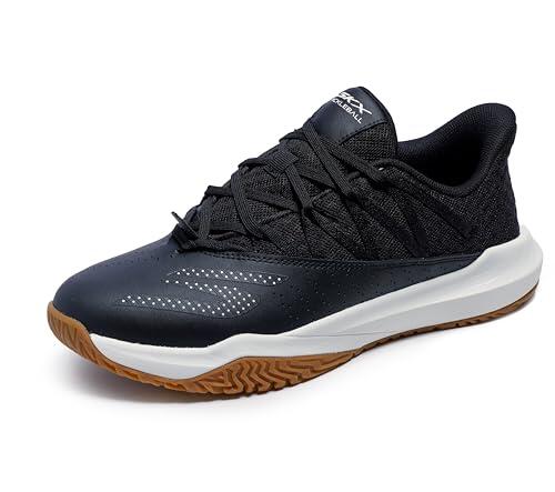 Skechers Tenis Viper Court Rally Pickleball para Hombre, Negro/Blanco, 41.5 EU