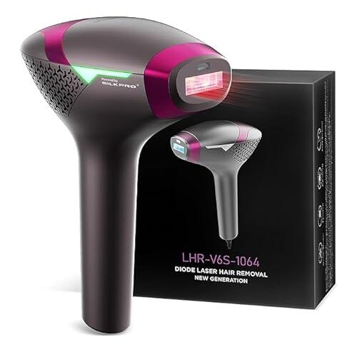 DermRays 1064 nm depilación láser de diodo para mujeres y hombres, para tonos de piel 1-6, refrigeración por hielo, depilación gran angular para la cara, el cuerpo, para pieles profundas