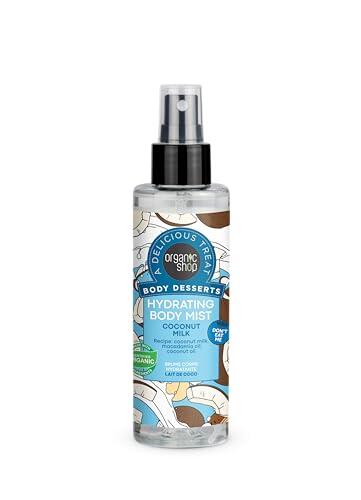 ORGANIC SHOP BODY POSERTS COCONUT MILK SPRAY CORPORAL HIDRATANTE 200 ML VAPORIZADOR