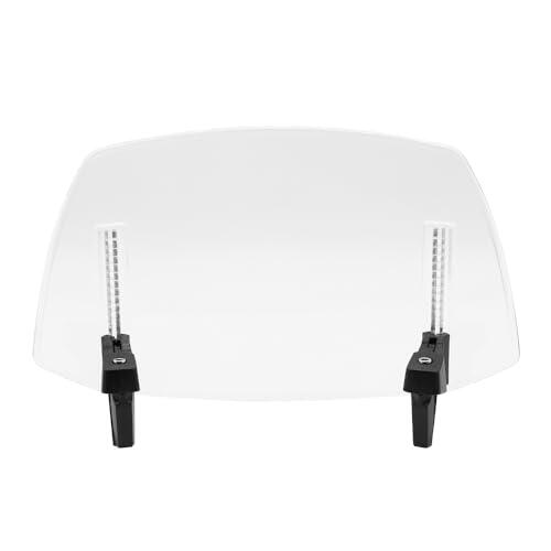 Mulcort - Extensor y deflector de parabrisas de moto, ajustable, desmontable, universal, para la mayoría de motos de cross con parabrisas