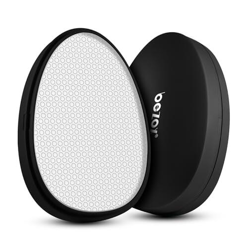 BEZOX Depilador de Nano Cristal con Superficie de Pulido Mejorada - Consigue una Depilación Sin Dolor, Borrador de Pelo de Cristal para Portabilidad, Reutilizable Fácil de Usar Dispositivo de