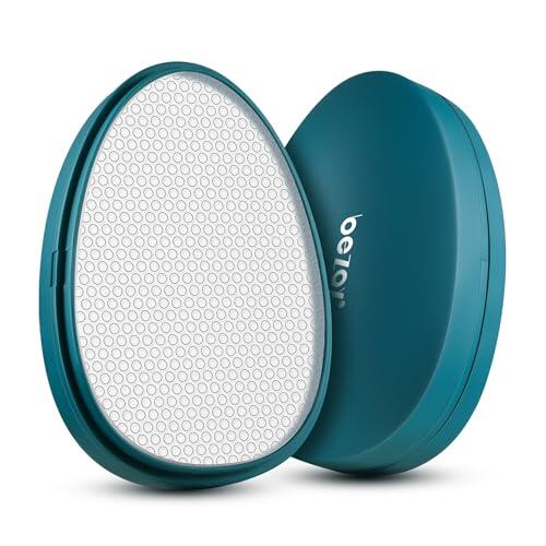 BEZOX Depilador de Vidrio Nano con Superficie de Pulido Mejorada - Logrando una depilación sin dolor, Borrador de Vello de Cristal Para Portabilidad, Reutilizable Fácil de Usar Dispositivo de