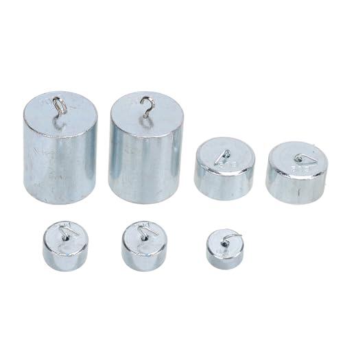 Conjunto Laboratorio Precision 10g 20g 50g 200g Cromado para Uso Científico y Educativo