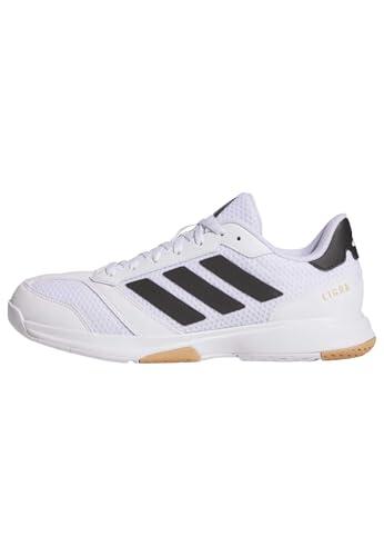 adidas Mujer Ligra 8 Womens Indoor Shoes, Cloud White/Core Black/Cloud White, 39 1/3 EU