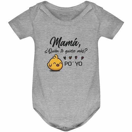 QCM Productos Personalizados Body Bebé | Especial Regalo Para Mamá | Regalo Original Para El Día De La Madre (Po' Yo)