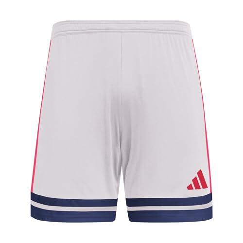 Adidas Hombre SQUADRA25 Short, Glory Grey/Team Navy Blue 2/Pure Ruby, L