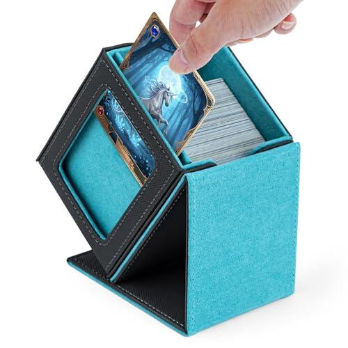 Análisis y características de la caja de baraja Tolesum Azul Claro para juegos de cartas coleccionables
