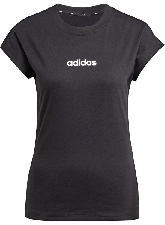 adidas Women's Camiseta Essentials Linear Cotton
