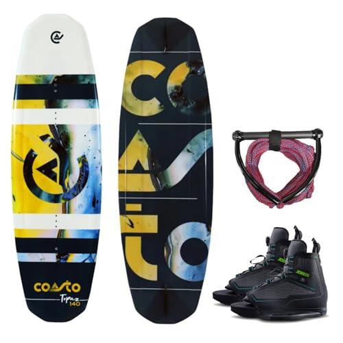 Brunelli Coasto Topaz 140 - Mancuernas flexibles para wakeboard (39-46)
