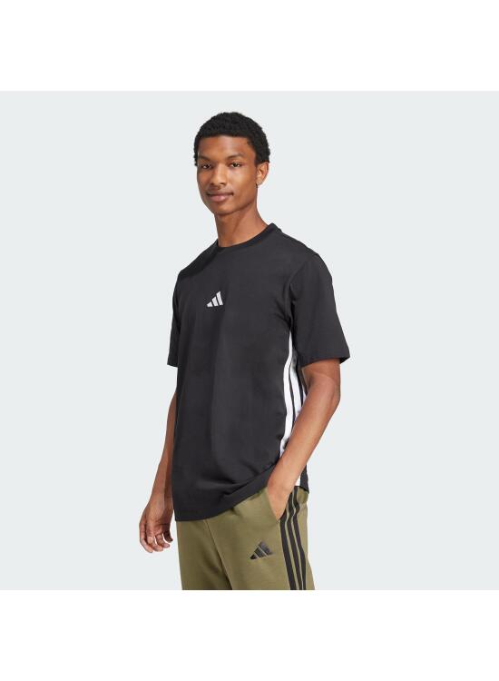 Adidas Hombre Essential Three Stripes Single Jersey tee