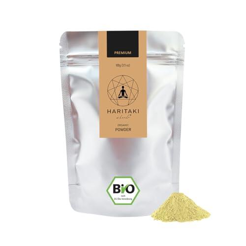 Polvo orgánico Haritaki, calidad premium, Haritaki Club | probado en laboratorio y certificado ecológico de la UE | Terminalia Chebula | Vegano, Kosher, Halal 100% natural 18.96