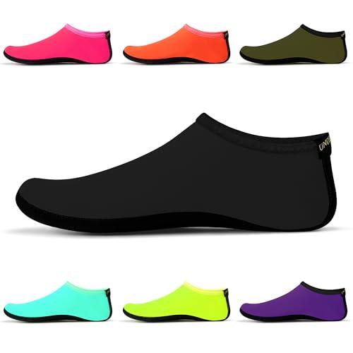 Calcetines de Agua Unisex - Zapatos de Interior para Playa, Yoga, Surf, Buceo, Zapatilla de Casa, Piscina para Niños y Adultos SWA15