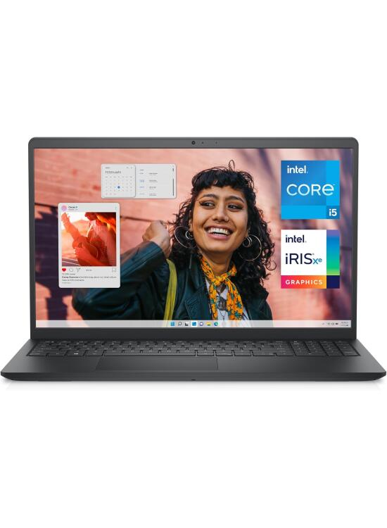 Dell Inspiron 15 3530 Ordenador Portátil de 15.6" FHD 120Hz, Intel Core i5-1334U, Iris Xe Graphics, 16GB RAM DDR4, 512GB SSD, Windows 11 Home, Teclado QWERTY Español Negro