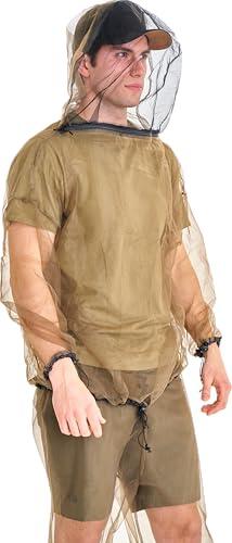 Coghlan's Chaqueta antiinsectos, protección contra mosquitos e insectos, unisex, malla ultrafina, transpirable, ligera, ajuste ajustable, para camping, senderismo, pesca y actividades al aire libre