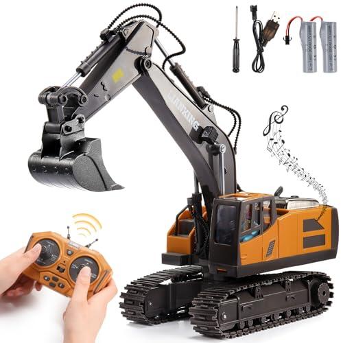 Construcción en casa: análisis de la excavadora teledirigida HappyGoLucky escala 1:20