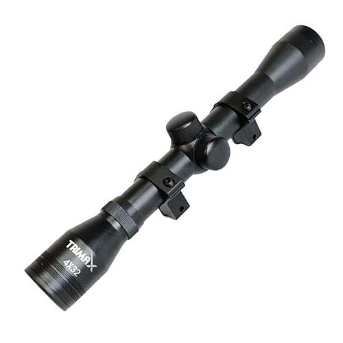 Visor telescópico 4X32 TRIMAX | Mira Deportiva para escopetas, Rifles, carabinas y Pistolas de Aire comprimido (balines). (11mm)