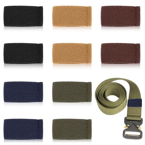 Bewudy Elasticated Belt Holders, 10 piezas Elasticated Belt Loops, Elasticated Belt Holders For Service Belts Belt Stay Loops Belt Holder Holder Strap for 3.5-4cm Belts