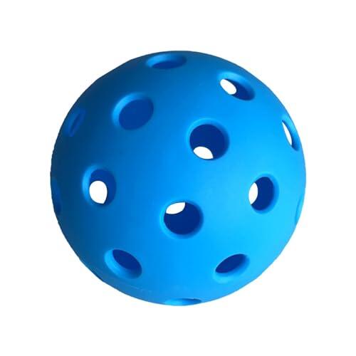 Pickleballs para jugar al aire libre,Pepinillos al aire libre - Pelota de raquetbol Pelota de pepinillo,TPE Pickleballs de alto rebote, bolas de pepinillo para exteriores de 40 agujeros para entrenami